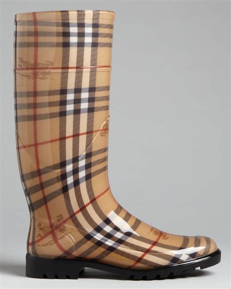 burberry haymarket rain boots size 7|wearing Burberry rain boots.